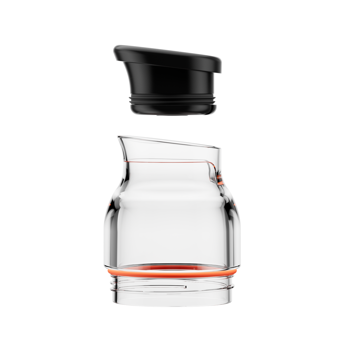 Accessories | Casa Carafe Clear Top - Black