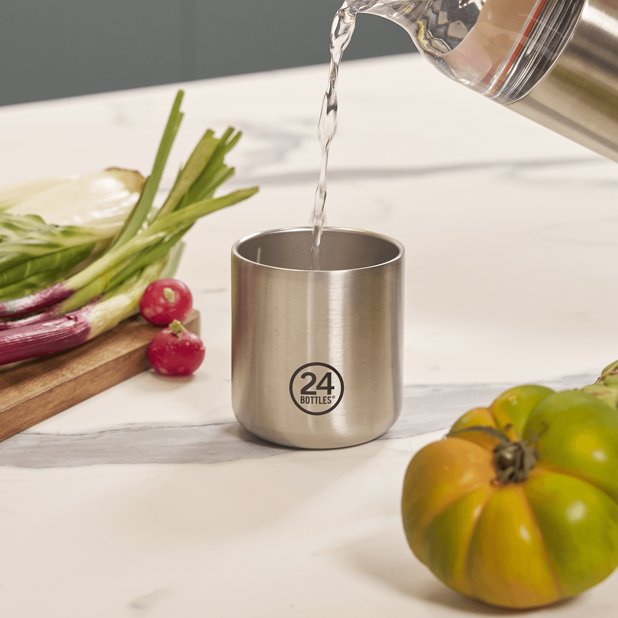 Casa Cup | Brushed Steel - 220 ml